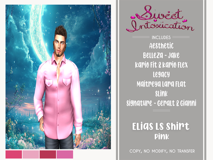 ::Sweet Intoxication:: Elias LS Shirt - Pink