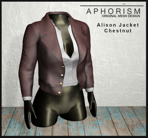 !APHORISM! - Alison Jacket Chestnut
