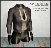 !APHORISM! - Alison Jacket Chocolate