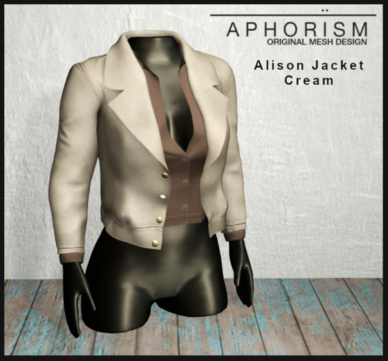!APHORISM! - Alison Jacket Cream