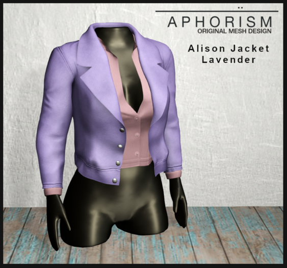 !APHORISM! - Alison Jacket Lavender