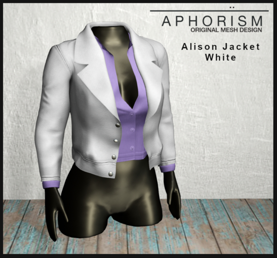 !APHORISM! - Alison Jacket White