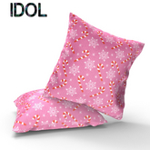 Christmas Pink Pillow Cushion
