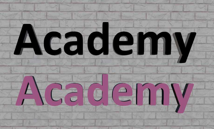 Panel ACADEMY name logo