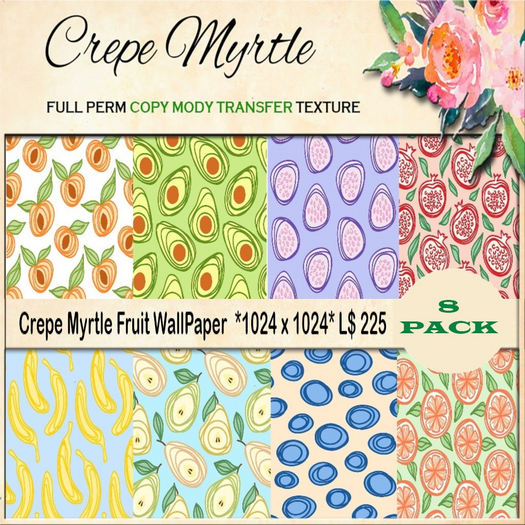 Crepe Myrtle Fruit WallPaper Fullpack