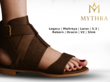 <<MyTHRA SHOP>> ❤ Keyla flat sandals | FATPACK | Legacy - LaraX - 5.3 - Ocacin V2 - Ebody Reborn - Slink