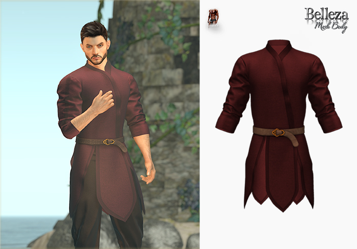 (Stitched) Sanada Tunic - Red
