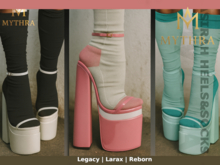 << M Y T H R A S H O P >> ❤ Asirah - Heels with socks + HUD (Legacy, Reborn, LaraX) FATPACK