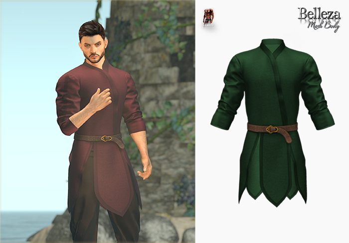 (Stitched) Sanada Tunic - Green