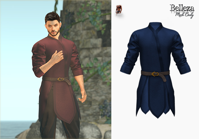 (Stitched) Sanada Tunic - Blue