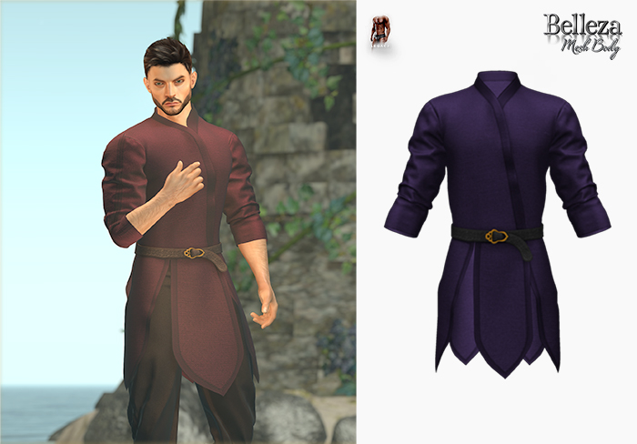 (Stitched) Sanada Tunic - Purple