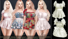 InStyle Dress *Eli* Cream flowers