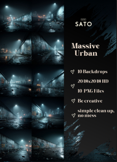 SATO - Massive Urban backdrops (UNPACK)