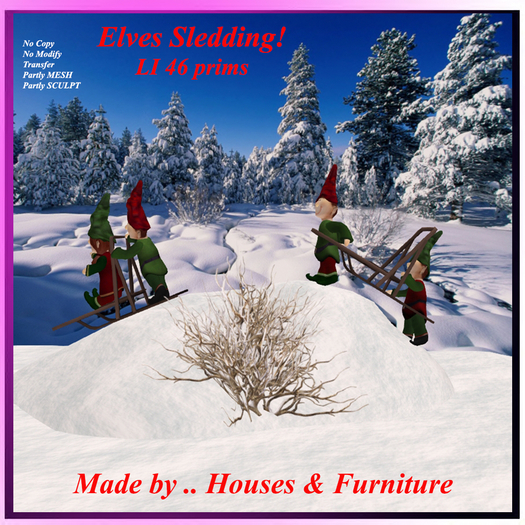 Elves Sledding!