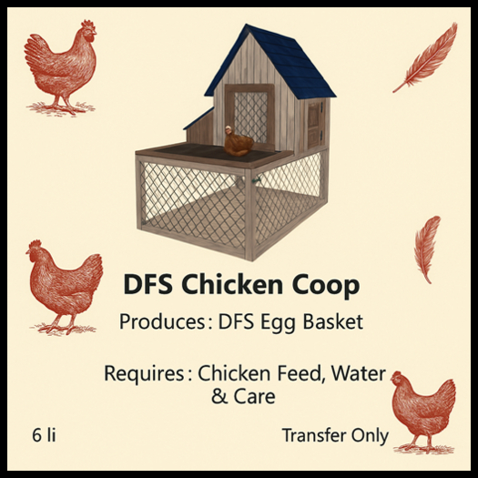 DFS Chicken Coop V1.2 - ACTUAL ITEM