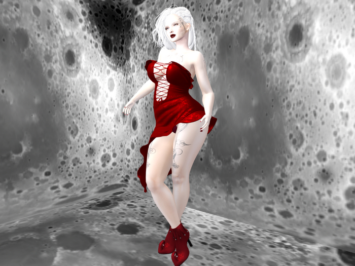 Denali Bramble Dress (Red) Set