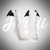 HANII - Fluffy Bat Socks #1