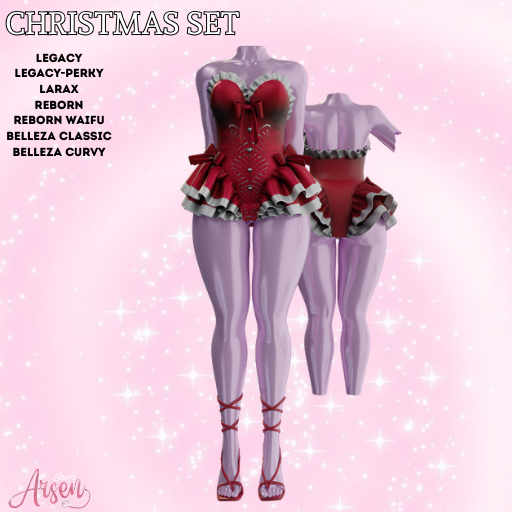 CHRISTMAS SET - FULL PERM - ARSEN STORE [DAE/FBX/OBJ FILE]