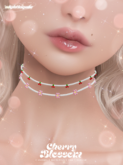 -[nightingale]- cherry blossom necklace - fatpack