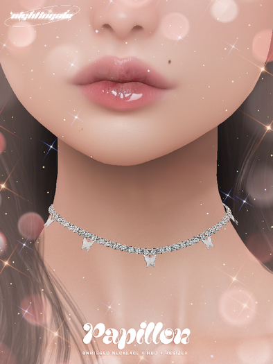 -[nightingale]- papillon necklace - fatpack (wear to unpack)