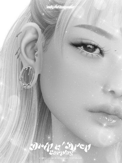 -[nightingale]- drip n' drop earplug set - DEMO