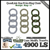 QuadLink One Prim Ring Chain – Full Perm Sculpt Map v1