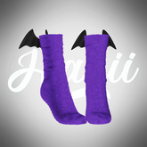 HANII - Fluffy Bat Socks #5