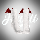 HANII - Fluffy Bat Socks #6