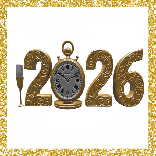 NewYear 2026 Clock