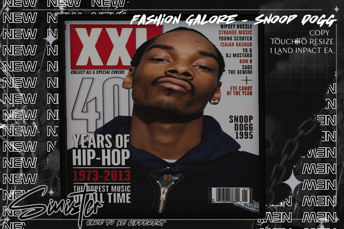 !{Sinister} Fashion Galore - Snoopp Dogg
