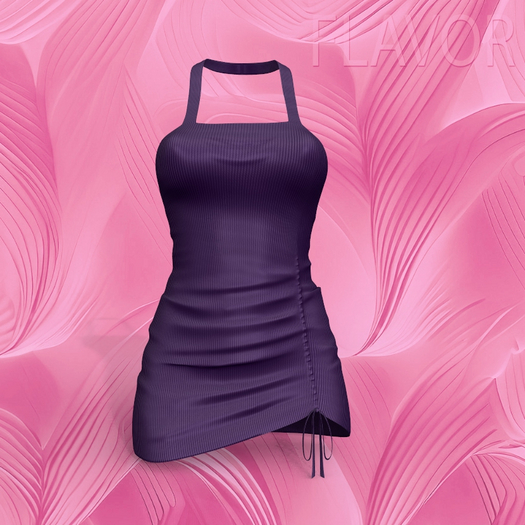Purple Ribbon Dress PetiteX