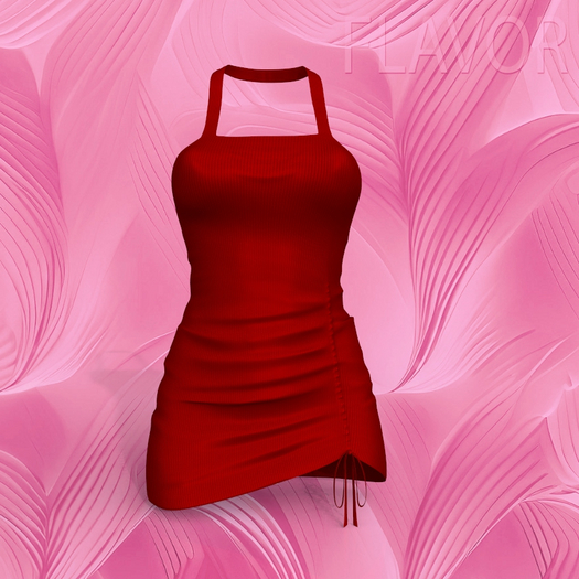 Red Ribbon Dress PetiteX