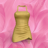 Yellow Ribbon Dress PetiteX