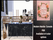 S&S Black Marble PBR Sideboard