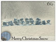 Large Merry Christmas Snow By Snuggles