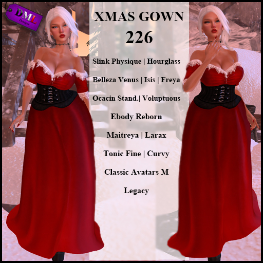 *DML* XMAS GOWN 226
