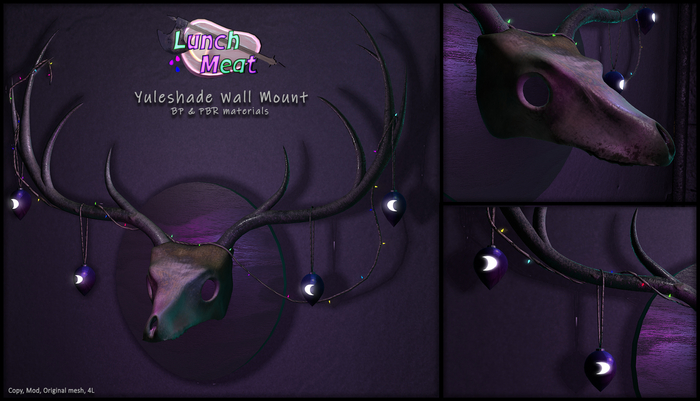.:LunchMeat:. Yuleshade Wall Mount