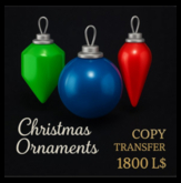 sherbert full perm christmas ornaments