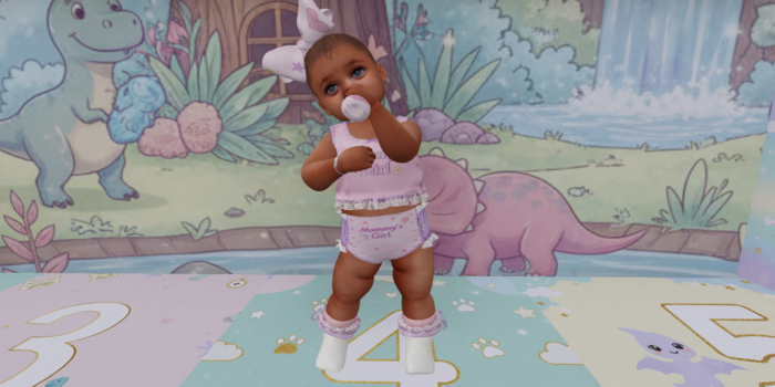 {CC} Mommy's Girl Diaper Set (LB)