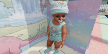 {CC} Minty Turtle Diaper Set (LB)