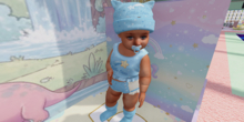 {CC} Little Star Diaper Set (LB)