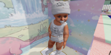 {CC} Little Pilot Diaper Set (LB)