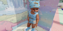 {CC} Little Captain Diaper Set (LB)