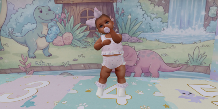 {CC} Butterfly Kisses Diaper Set (LB)
