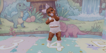 {CC} Butterfly Kisses Diaper Set (LB)