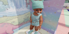 {CC} Bubble Bows Diaper Set (LB)