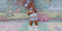 {CC} Sleepy Bear Diaper Set (TD)