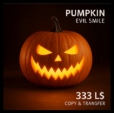 pumpkin evil smile