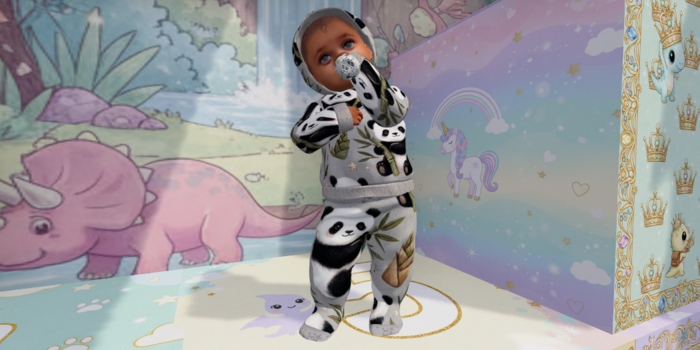 {CC} Panda Sleeper (LB) Boys