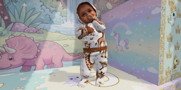 {CC} Giraffe Sleeper (LB) Boys